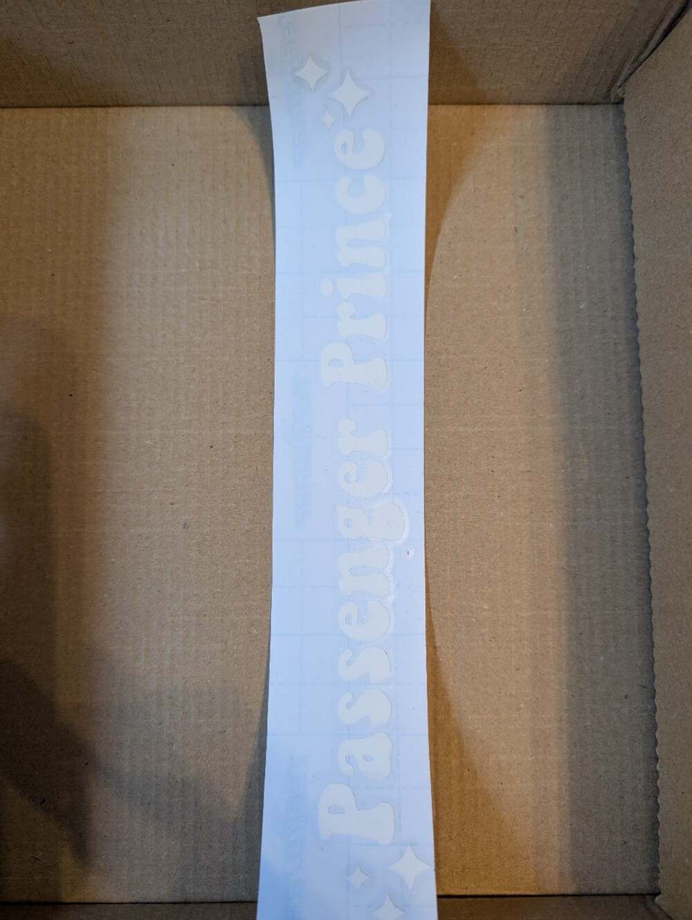 Decal "Passenger Prince"